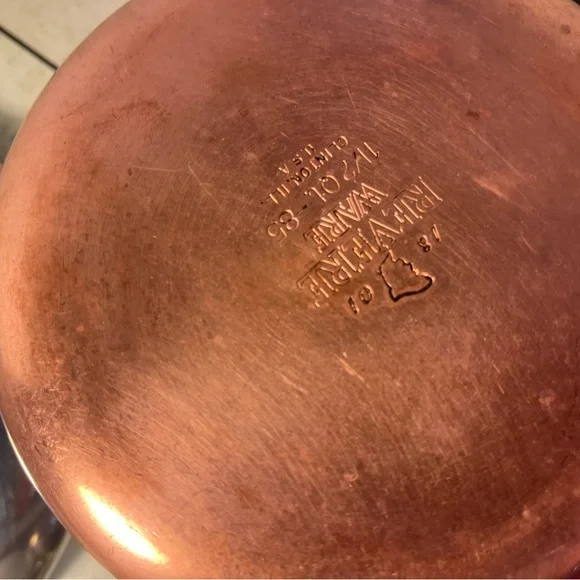 Set of 4 Revere Ware Pots  2 1 1.5 3/4 Quart - Picture 6 of 8